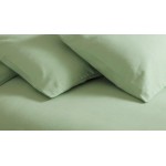 Belledorm Brushed Cotton Flat Sheets in Apple Green